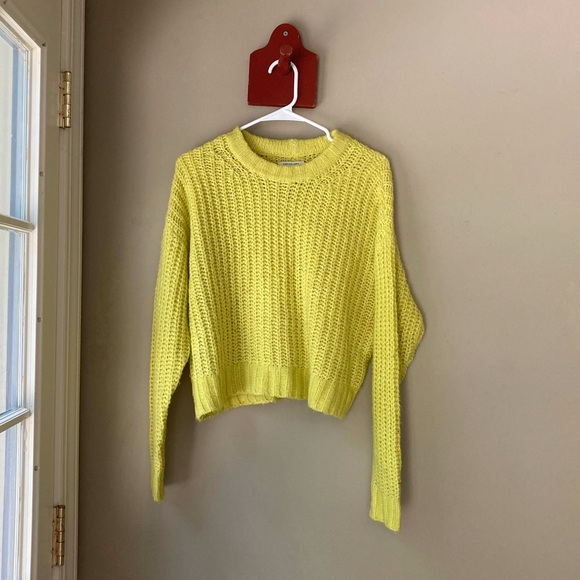 American Eagle Yellow Cozy Sweater S - Picture 1 of 5